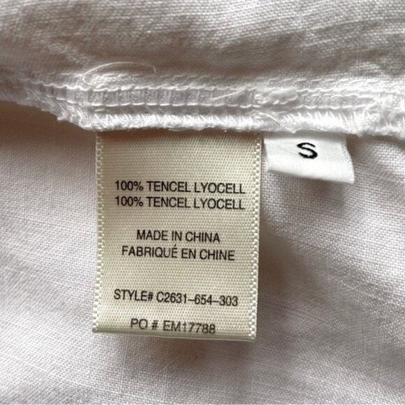 SOLD Anthropologie Cloth & Stone Split Back Button Down Button Shirt - S - Picture 8 of 14